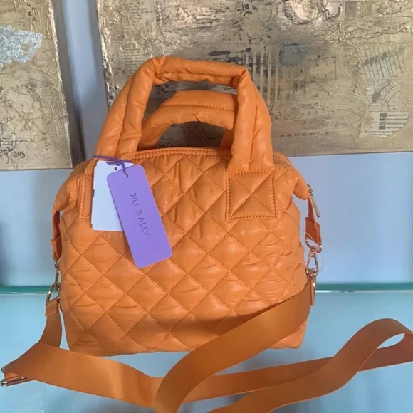 Jill & Ally quilted backpack Jill & Ally | Bags | Jill Ally Pink Quilted 6 Pockets Women  main image 3